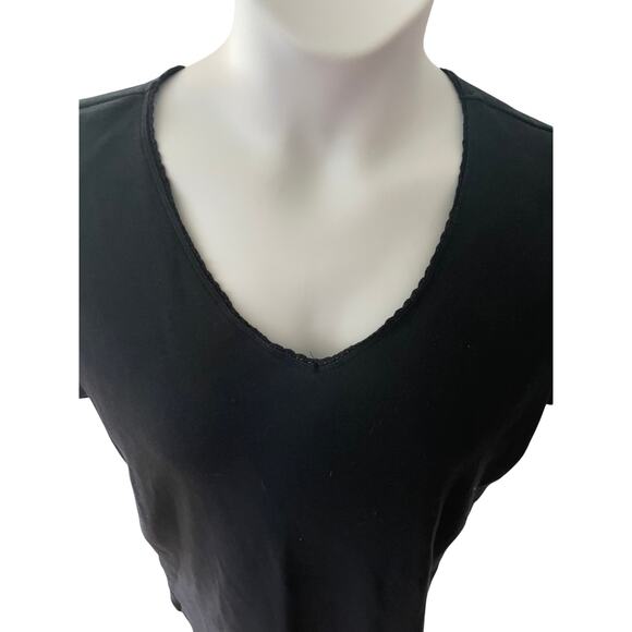 STYLE&CO, SIZE XL, BLACK, SHORT SLEEVE TOP - Picture 3 of 4